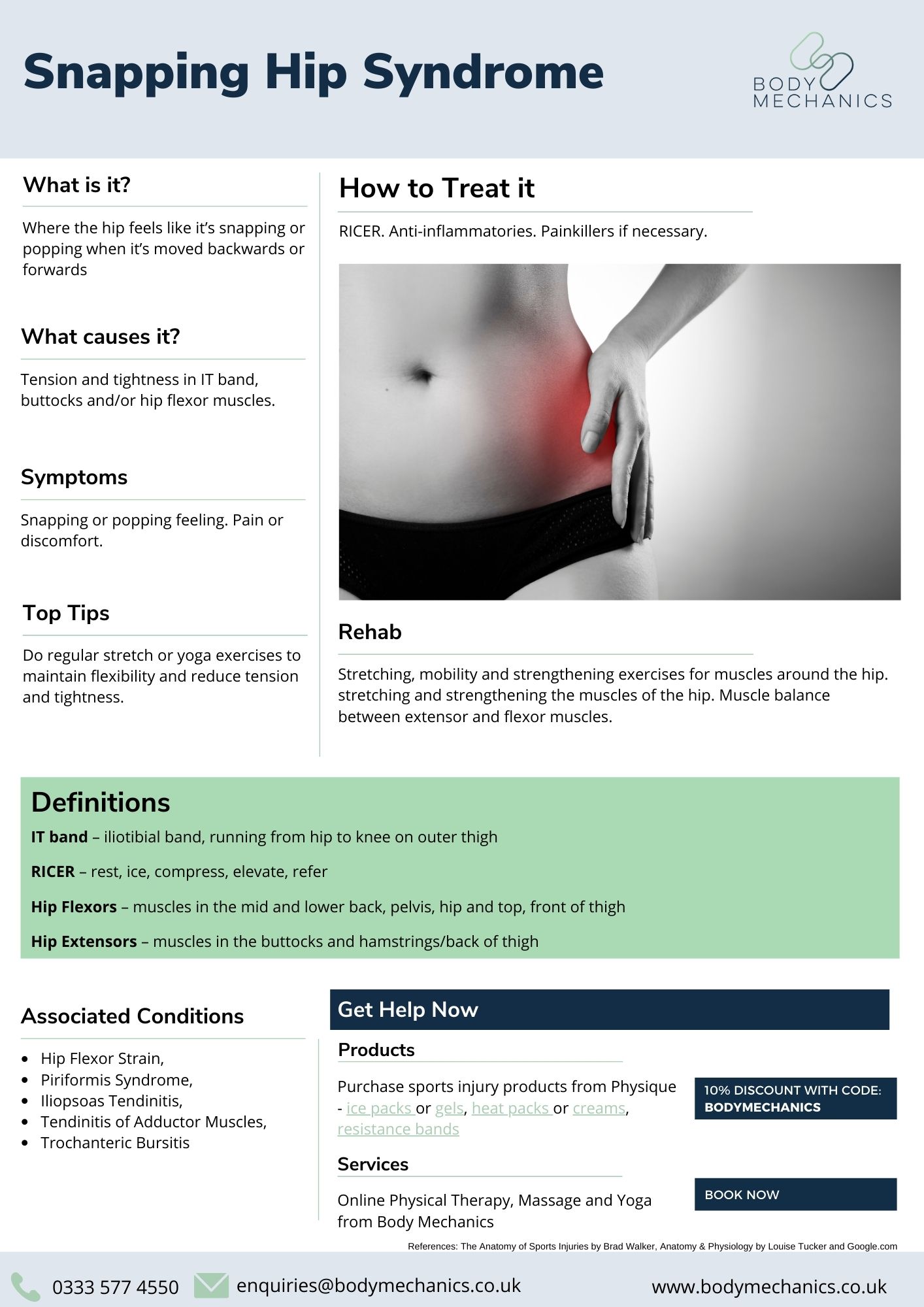 Snapping Hip Syndrome Infosheet